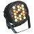LIGHT4ME BLACK PAR 30x3W RGBA-UV LED reflektor sce