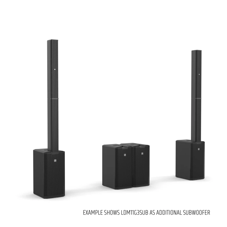 LD Systems MAUI 11 G3 MIX Przenośny kardioidalny kolumnowy system PA mikser