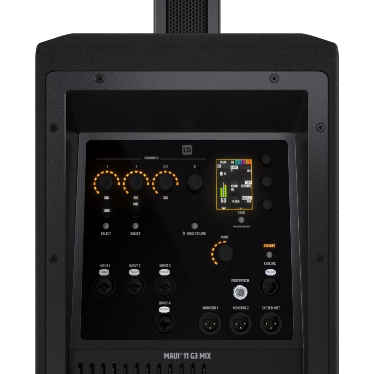 LD Systems MAUI 11 G3 MIX Przenośny kardioidalny kolumnowy system PA mikser