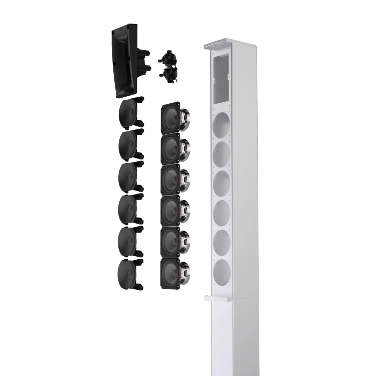 LD Systems MAUI 11 G3 MIX WH Przenośny kardioidalny kolumnowy system PA mikser