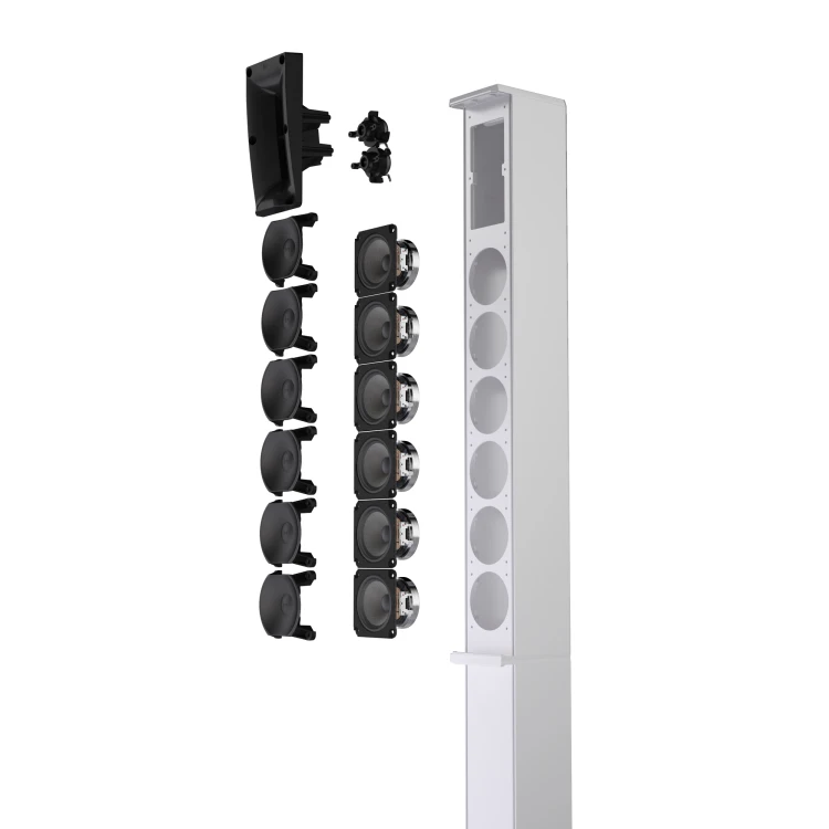 LD Systems MAUI 11 G3 WH Przenośny kardioidalny kolumnowy system PA