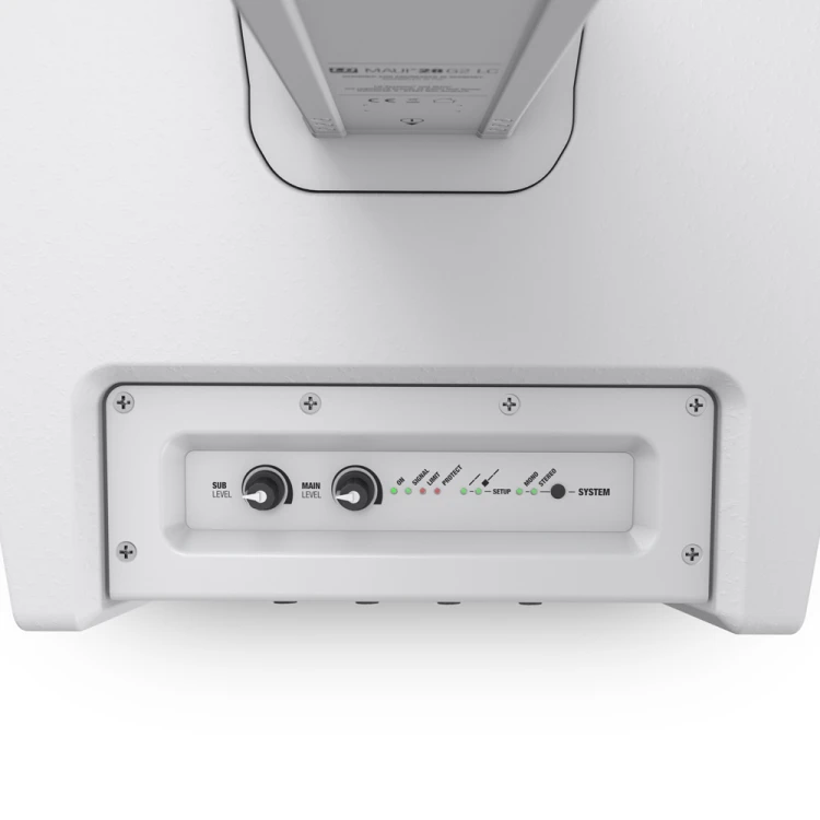 LD Systems MAUI 28 G2 WH Kompaktowy system kolumn PA z mikserem BT