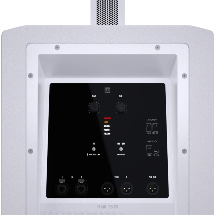 LD Systems MAUI 28 G3 WH kompaktowy kolumnowy system PA