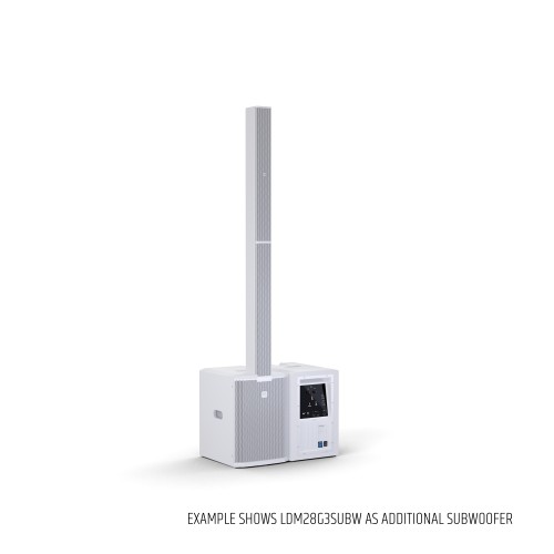 LD Systems MAUI 28 G3 MIX WH kompaktowy kolumnowy system PA  z mikserem cyfrowym