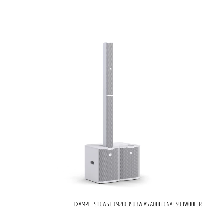 LD Systems MAUI 28 G3 MIX WH kompaktowy kolumnowy system PA  z mikserem cyfrowym