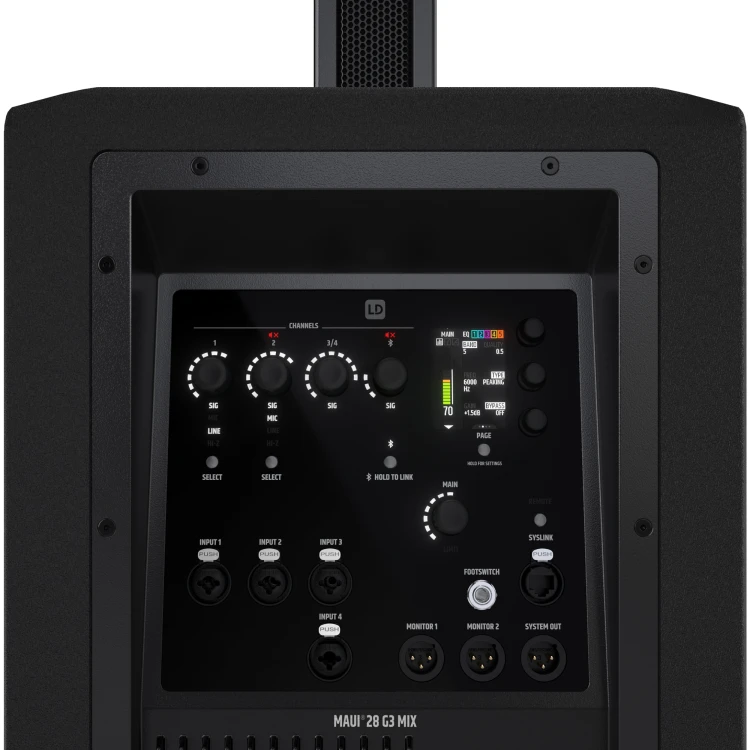 LD Systems MAUI 28 G3 MIX kompaktowy kolumnowy system PA  z mikserem cyfrowym