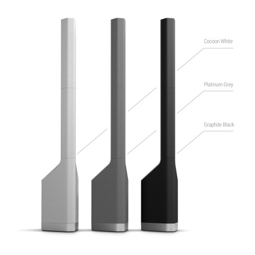 LD Systems MAUI P 900 G System aktywnych kolumn PA opracowany z Porsche Design Studio w kolorze Platinum Grey