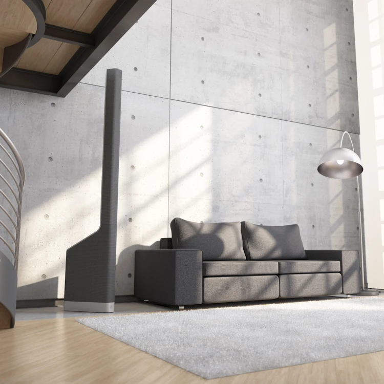 LD Systems MAUI P 900 G System aktywnych kolumn PA opracowany z Porsche Design Studio w kolorze Platinum Grey