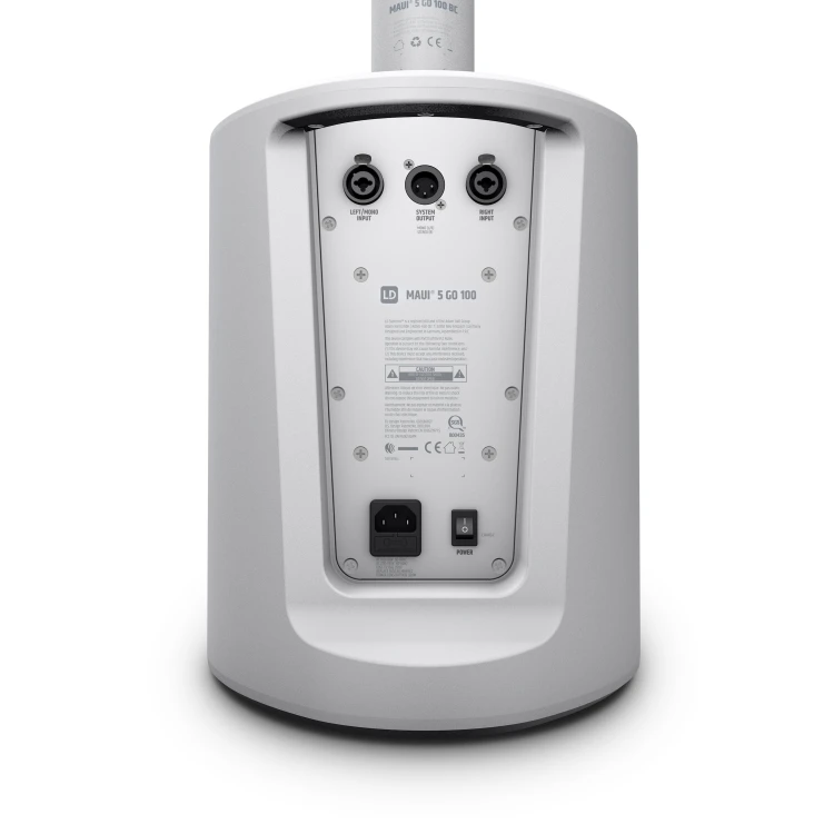 LD Systems MAUI 5 GO 100 WH  Ultraprzenośny akumulatorowy system nagłośnieniowy PA 3200 mAh